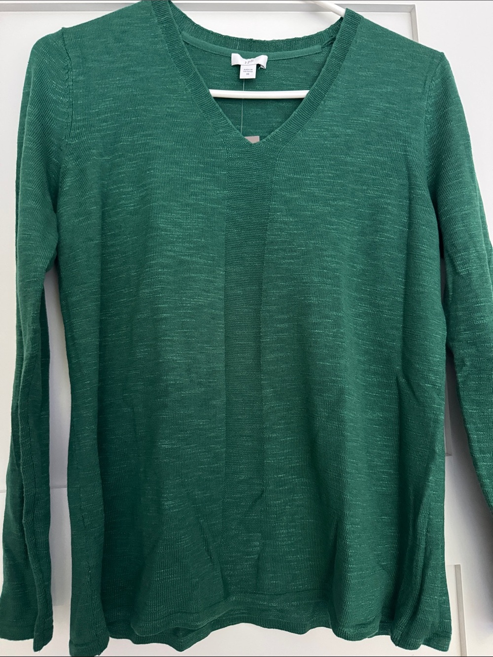 J. Jill Green V-Neck Knit Top